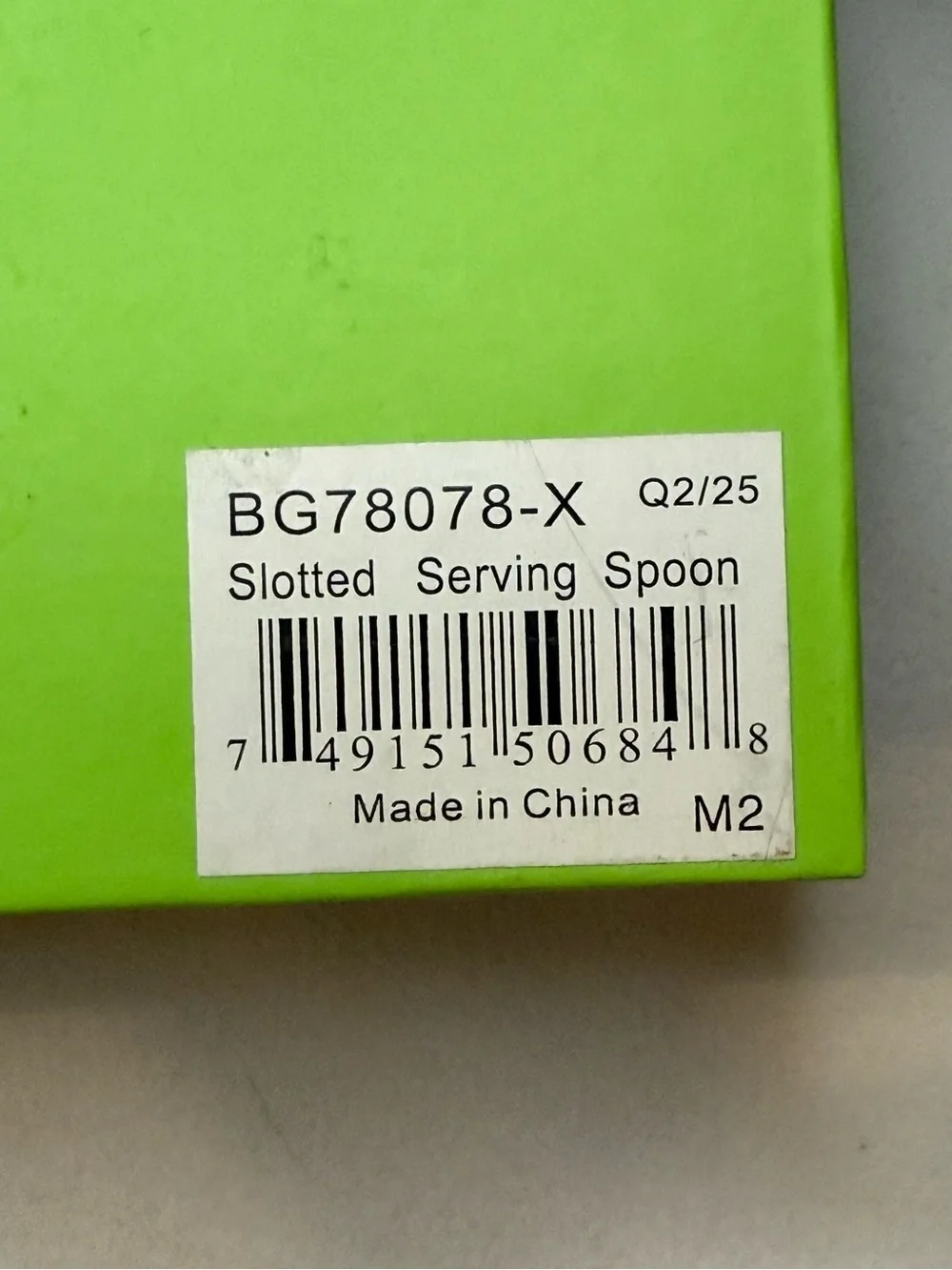 Portmeirion Botanic Garden Slotted Serving Spoon Pansy Purple 10” NIB BG78078